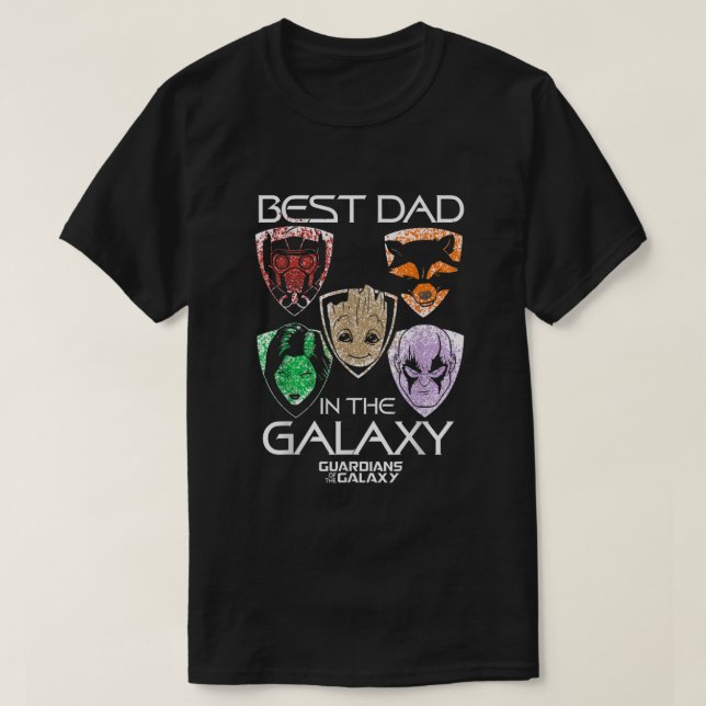 Camiseta Gráfico del Día del Mejor Padre en Marvel Guardian (Diseño del anverso)