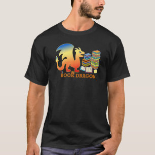 Camiseta Gráfico Del Dragón Del Libro De Lectores Bibliophi