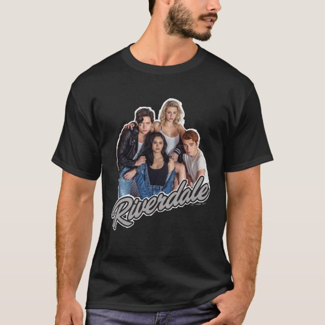 Camiseta Gráfico del grupo Retro Riverdale (Anverso)