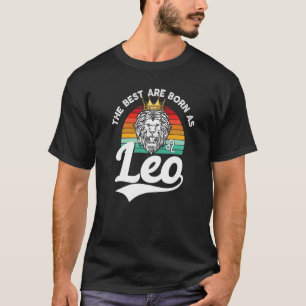Camiseta Gráfico del León Julio Agosto Cumpleaños Rótulo Le