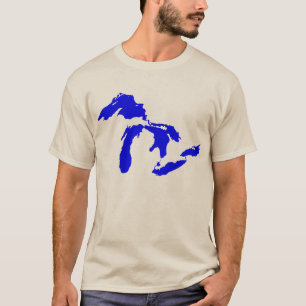 Camiseta Gráfico del logotipo de Great Lakes de los hombre