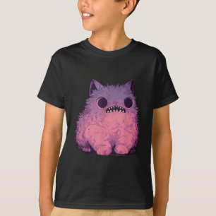 Camiseta Gráfico del monstruo del gato Kawaii Pastel Gótico