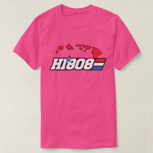 Camiseta Gráfico del Orgullo HI808 en Hawái con vibraciones