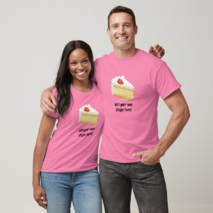 Camiseta Gráfico del pastel de pastel de Tres Leches: su no