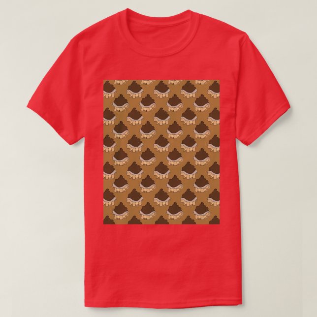 Camiseta Gráfico del patrón de torsión (Diseño del anverso)