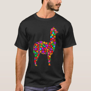 Camiseta Gráfico del Punto Polka de Llama International Dot