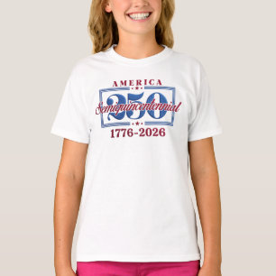 Camiseta Gráfico del Semicucentenario de América 250 – 1776