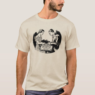 Camiseta Gráfico del tablero del alcohol del vintage que