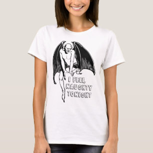 Camiseta Gráfico Demonio: Me siento mal esta noche.
