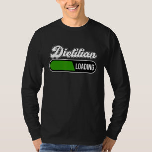 Camiseta Gráfico dietético nutricionista de carga dietética