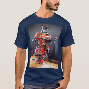 Camiseta Gráfico digital de Samurai CyberPunk japonés