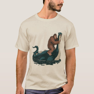 Camiseta Gráfico divertido de Bigfoot y el monstruo del lag