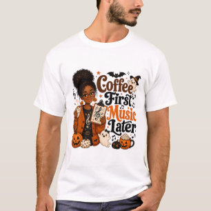 Camiseta Gráfico divertido de profesor de música de Hallowe