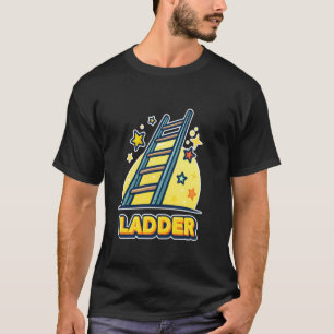 Camiseta Gráfico divertido y vibrante de estrellas en escal