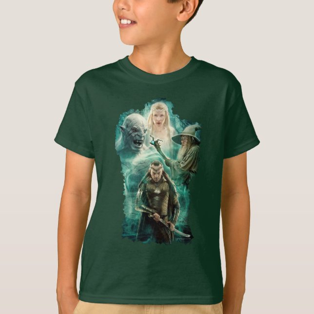 Camiseta Gráfico ELROND™, Azog, Galadriel y Gandalf (Anverso)