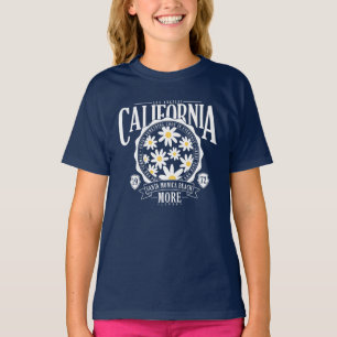 Camiseta Gráfico floral de Los Ángeles California