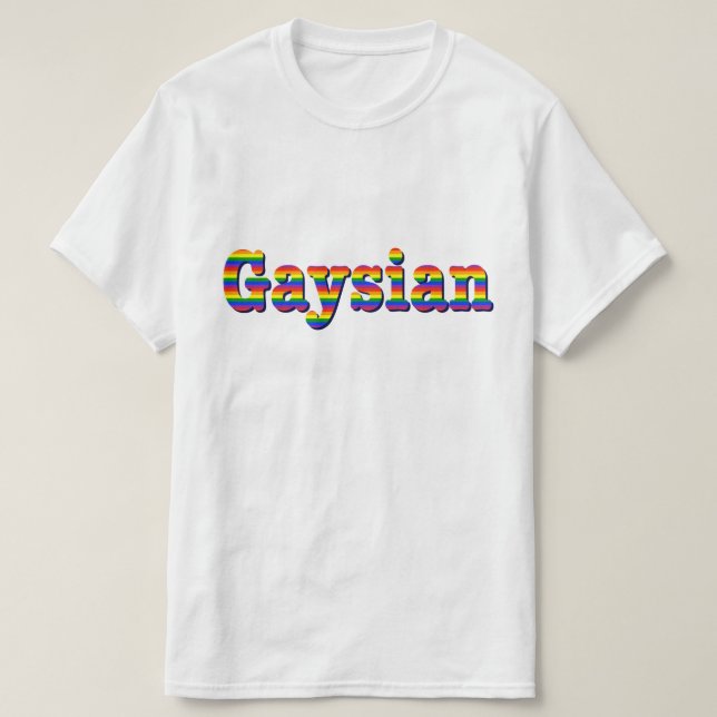 Camiseta Gráfico gaysiano (Diseño del anverso)