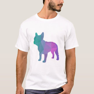 Camiseta Gráfico geométrico polivinílico del bulldog