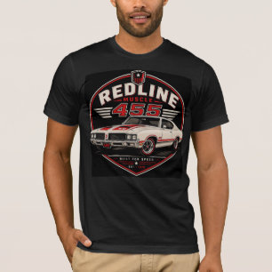 Camiseta Gráfico Homenaje a Antiguos Muscle Car