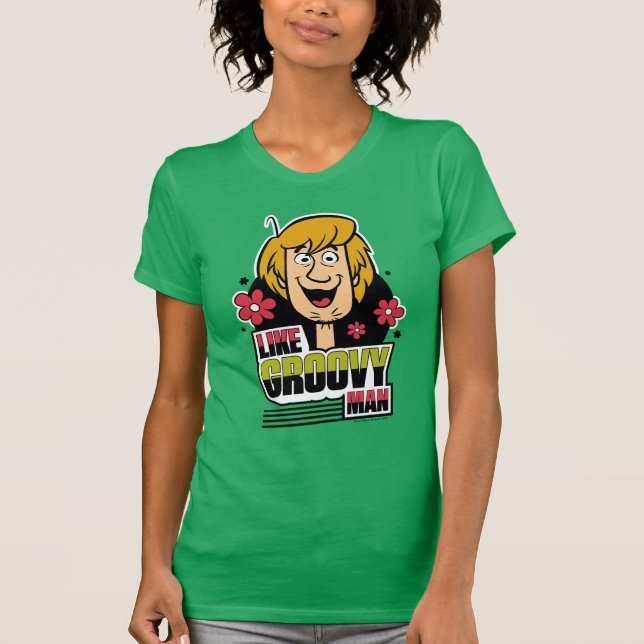 Camiseta Gráfico impactante "Como hombre groovy" (Anverso)