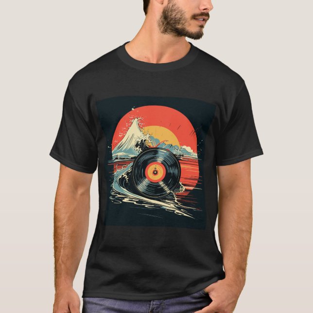 Camiseta Gráfico inspirado en la música (Anverso)