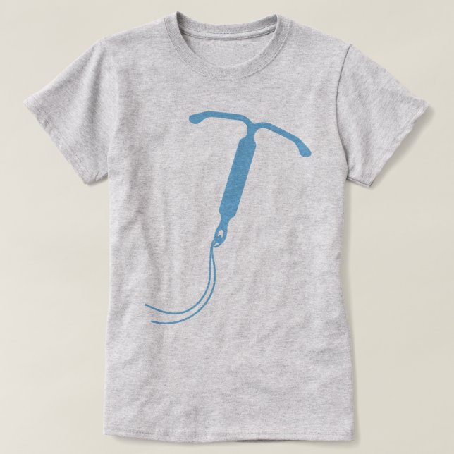 Camiseta Gráfico IUD Azul (Diseño del anverso)