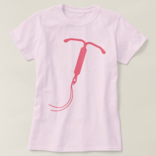 Camiseta Gráfico IUD rosa