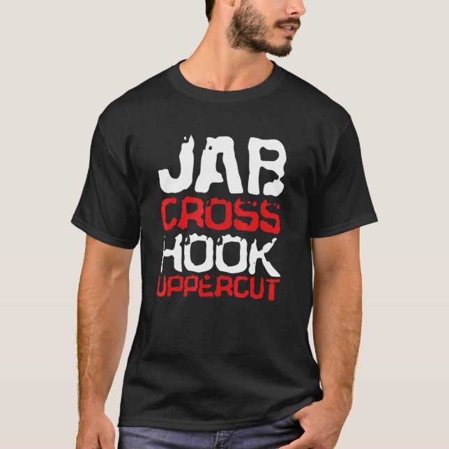 Camiseta Gráfico Jiu Jitsu Apparel Jab Cross Hook Upperc (Anverso)
