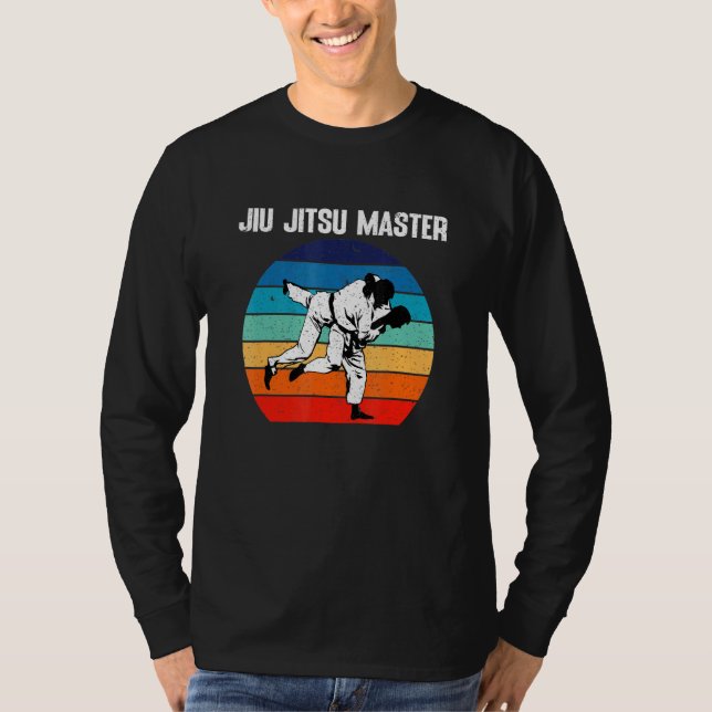 Camiseta Gráfico maestro de Jiu Jitsu Sunset Bjj (Anverso)