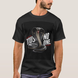 Camiseta "Gráfico místico de la serpiente del rey con 'No c