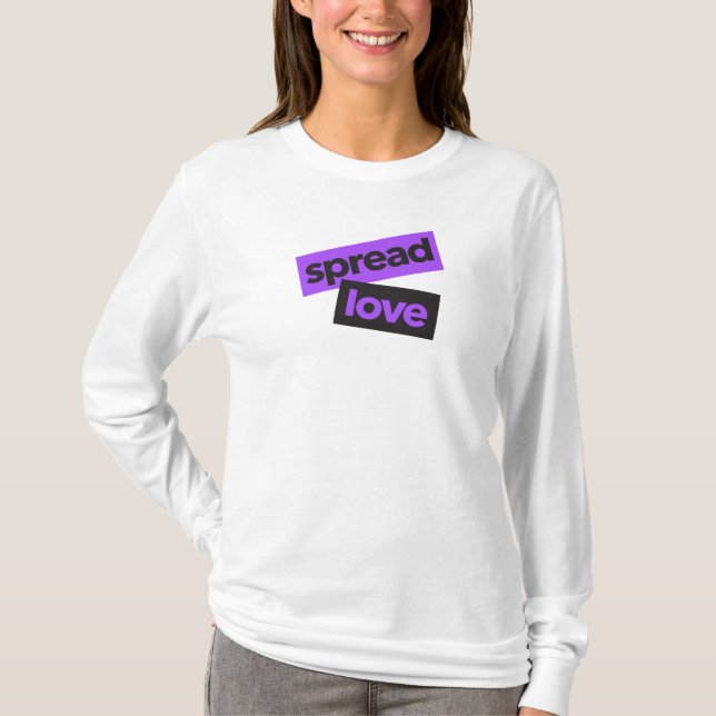 Camiseta Gráfico moderno, urbano, vibrante, moderno Spread  (Anverso)