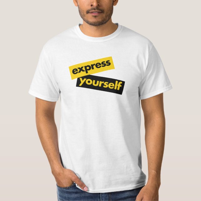 Camiseta Gráfico moderno, vibrante y audaz de Express Yours (Anverso)