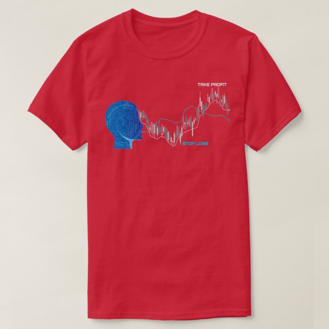 Camiseta gráfico monetario del mercado de valores bursátile (Diseño del anverso)