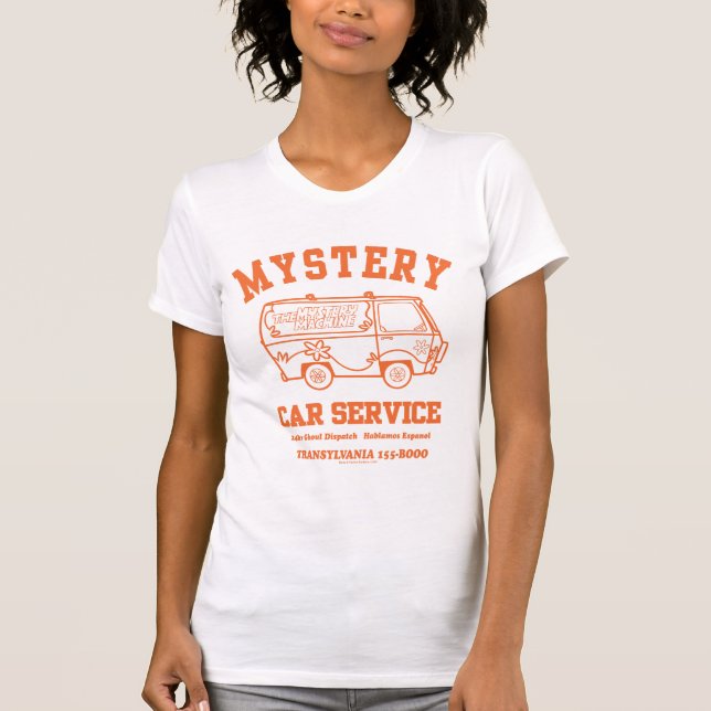 Camiseta Gráfico "Mystery Car Service" de Scooby-Doo (Anverso)