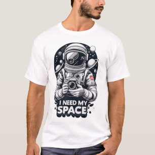 Camiseta Gráfico "Necesito mi espacio"