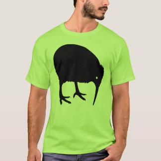 Camiseta Gráfico negro del pájaro del kiwi