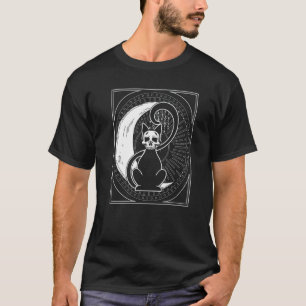 Camiseta Gráfico oculto de la carta del tarot luna crecient