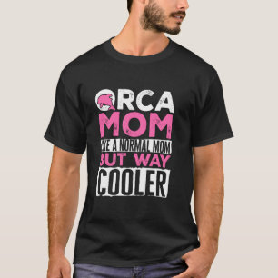 Camiseta Gráfico Orca Mom Para Mujeres Chicas Mamás Whale S