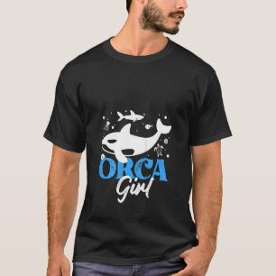 Camiseta Gráfico Orca Para Mujeres Chicas Niños Ballena T