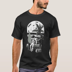 Camiseta Gráfico para hombres Guay Astronauta Moon Retro