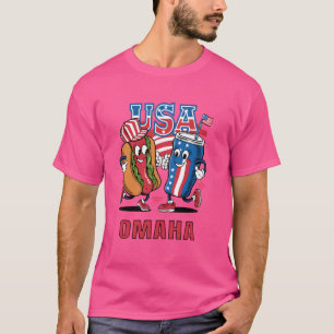 Camiseta Gráfico patriótico de Fun USA Omaha