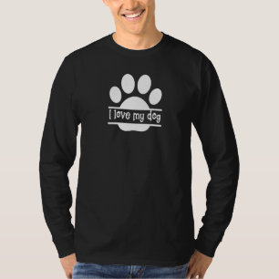 Camiseta Gráfico que me encanta la imagen de mi garra de pe