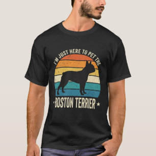 Camiseta Gráfico Retro Amante Perro Boston Terrier_1