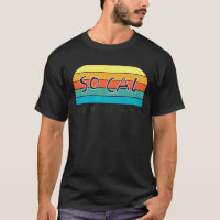 Gráfico retro de varios colores - So Cal Surf Camp