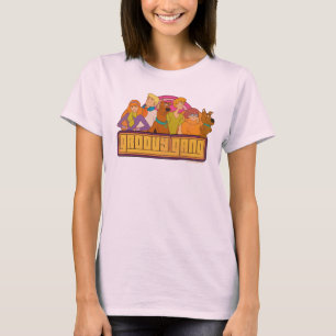 Camiseta Gráfico retro del dibujo animado de la "cuadrilla
