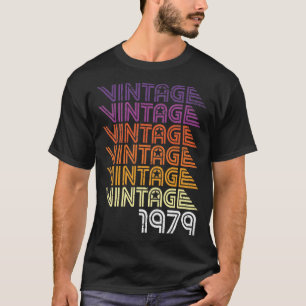 Camiseta Gráfico retro del vintage 40 años 40.os del