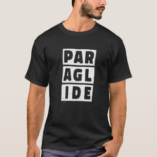 Camiseta Gráfico Retro Parapente Paracaídas Cielo