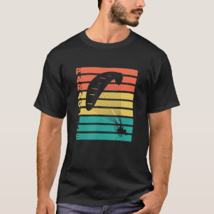 Camiseta Gráfico Retro Parapente Paracaídas Cielo