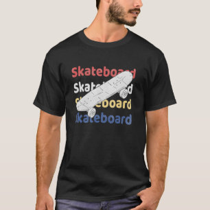 Camiseta Gráfico retro vintage de skateboard