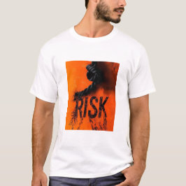 Camiseta Gráfico "RIESGO" audaz con Rope — Distor motivacio